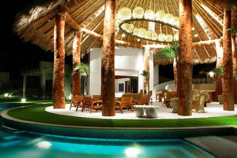 Resort, Property, Building, Swimming pool, Lighting, House, Architecture, Hotel, Leisure, Night, 