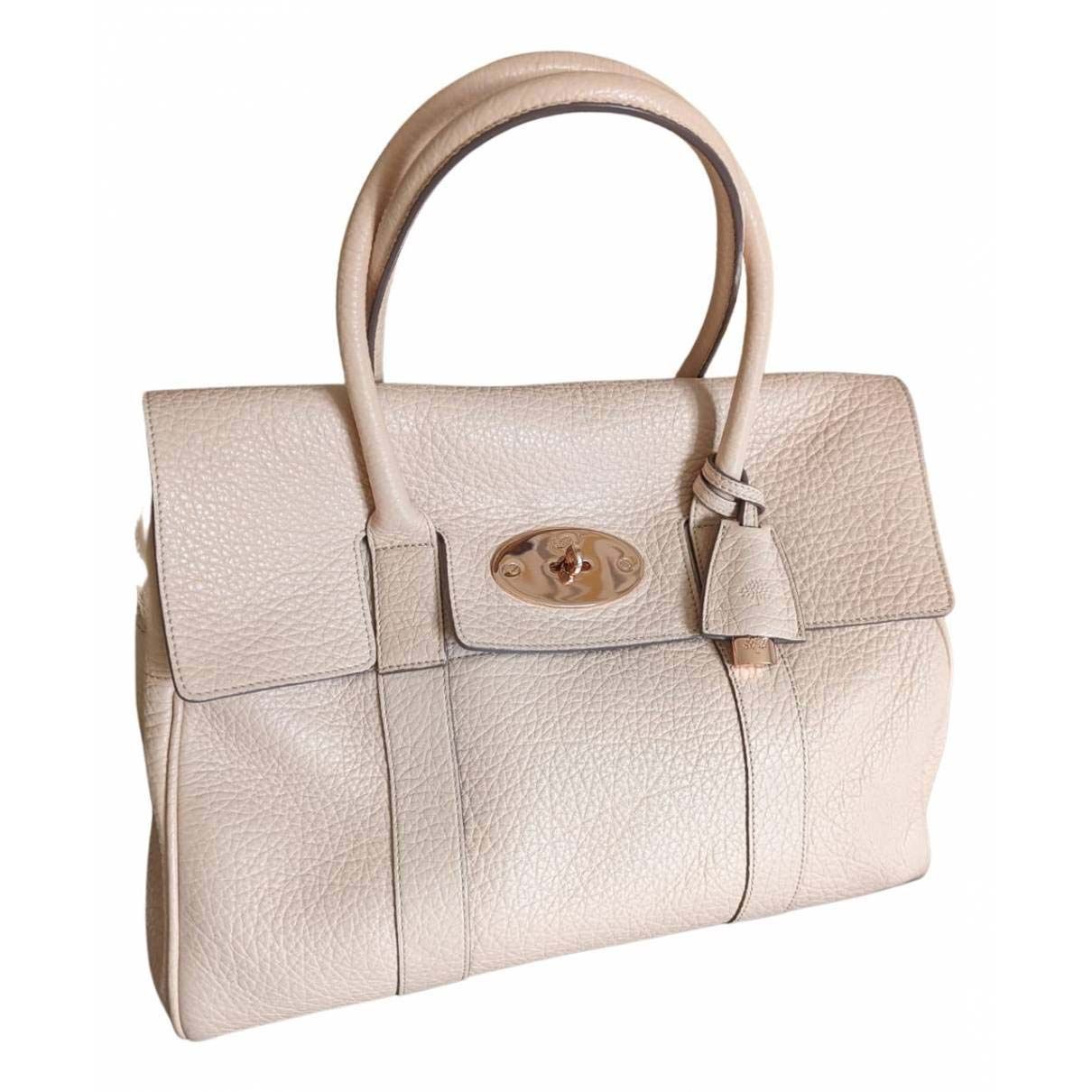 Beige bayswater pebbled leather on sale bag