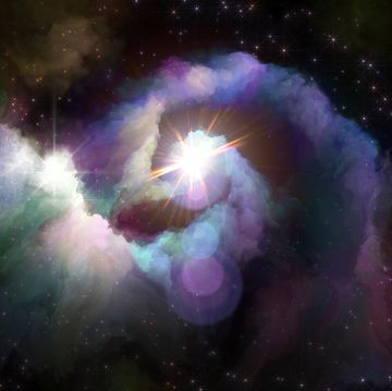 multicolored painted nebula