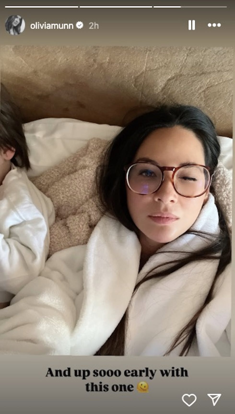 casual morning setting with two individuals in white robes