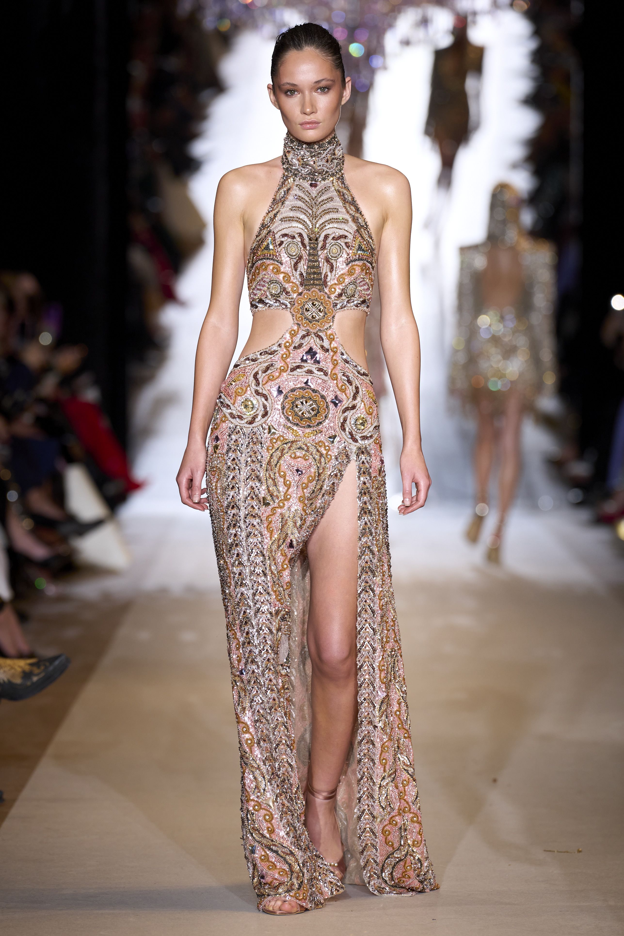 新品　zuhair murad ズハイル・ムラド　シルク混タフタ　フレアスカート Zuhair Murad 2025年春夏オートクチュールコレクション | パリ