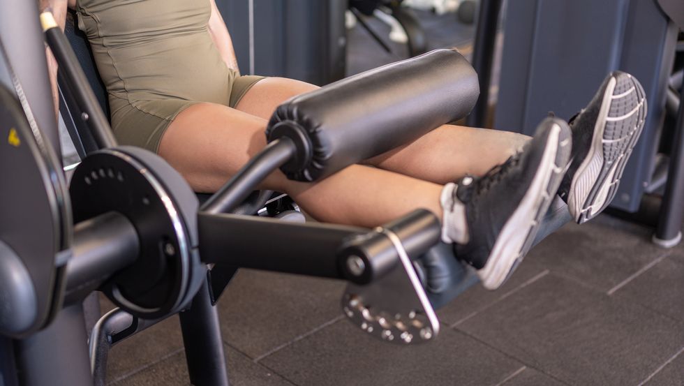 leg curl in palestra