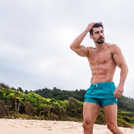 muscular young man