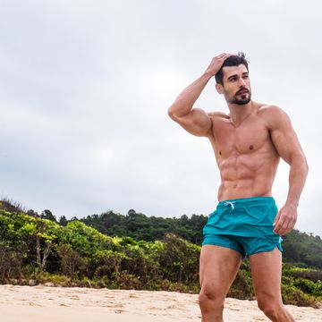 muscular young man