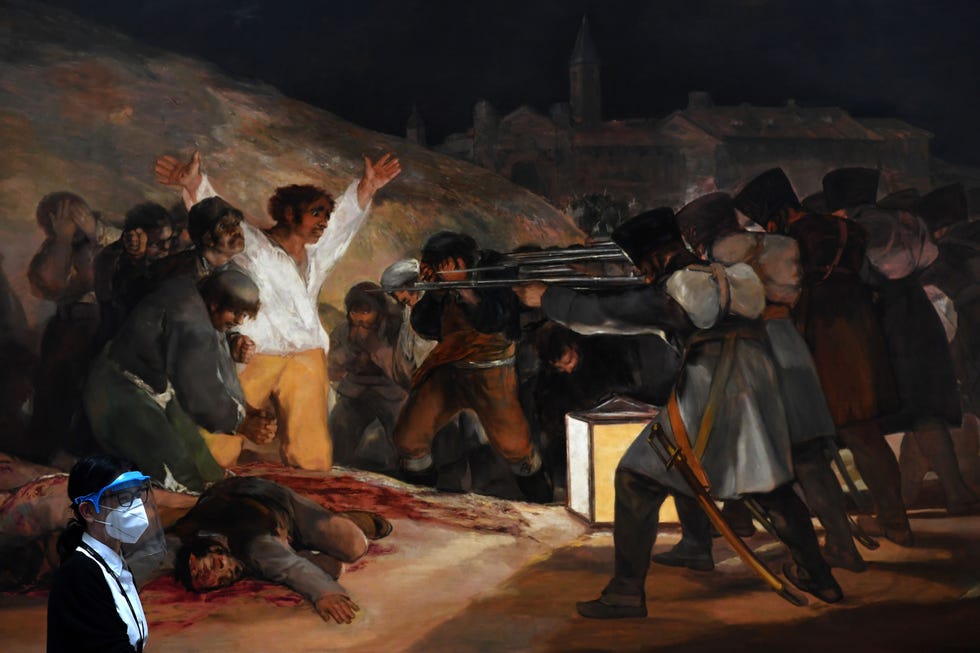 los fusilamientos del 2 de mayo goya museo del prado