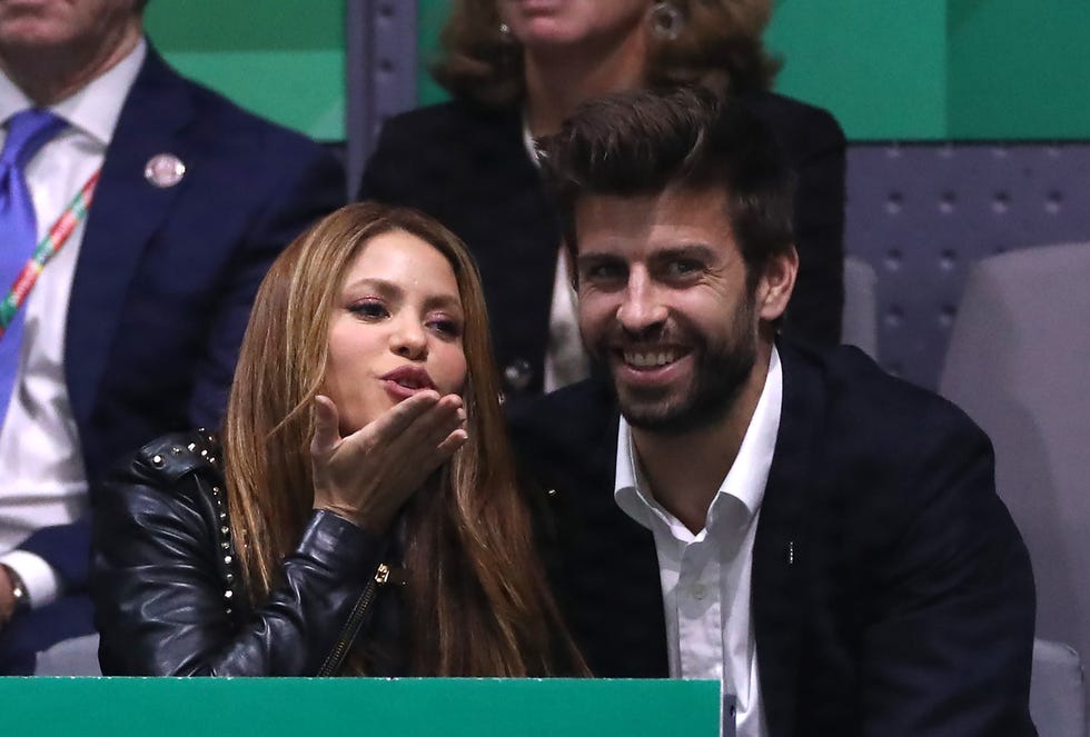 shakira y gerard piqué en la copa davis
