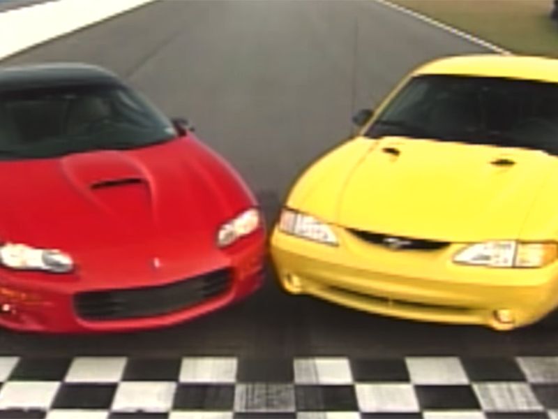 Mustang vs. Camaro - 1998 Camaro SS Z28 and 1998 Mustang Cobra Comparison