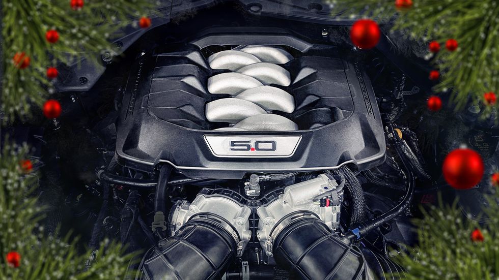 50 liter v8 performance and track capability from the mustang dark horse