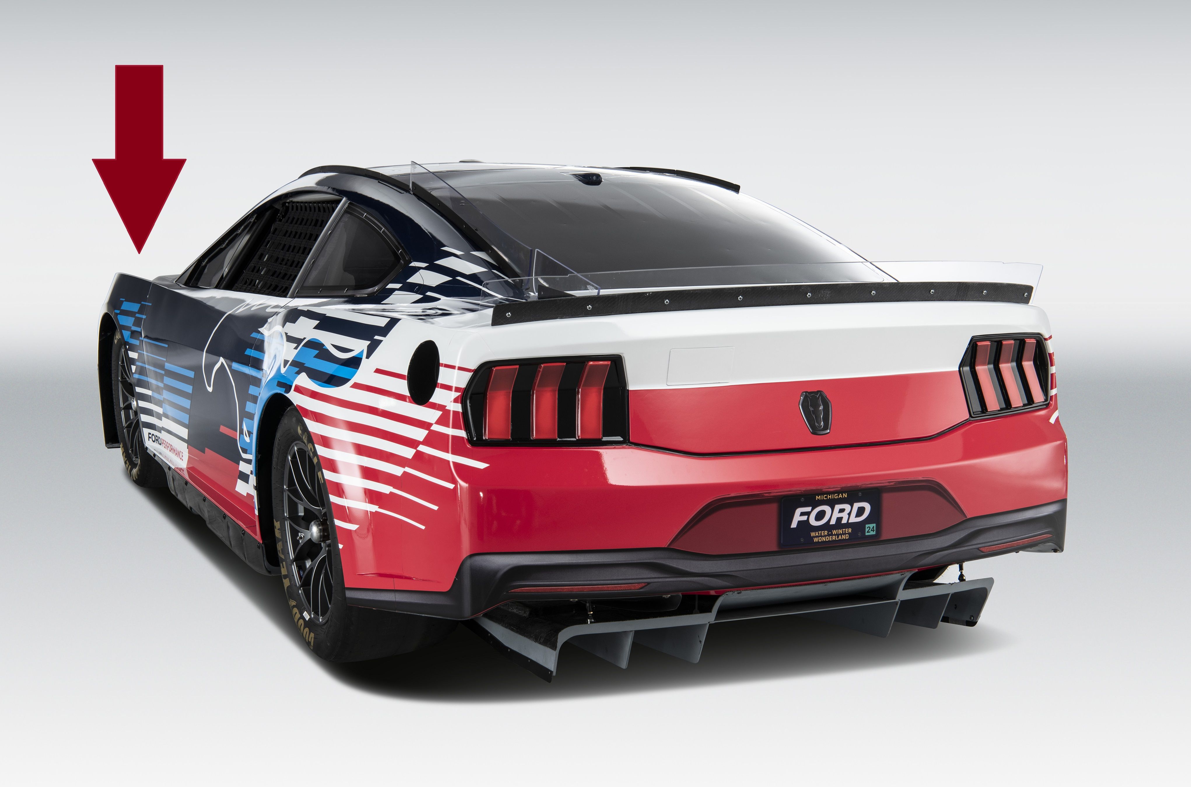 New NASCAR Mustang Cup Car Has a Radical Bodywork Change