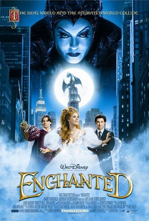 best disney live action movies enchanted