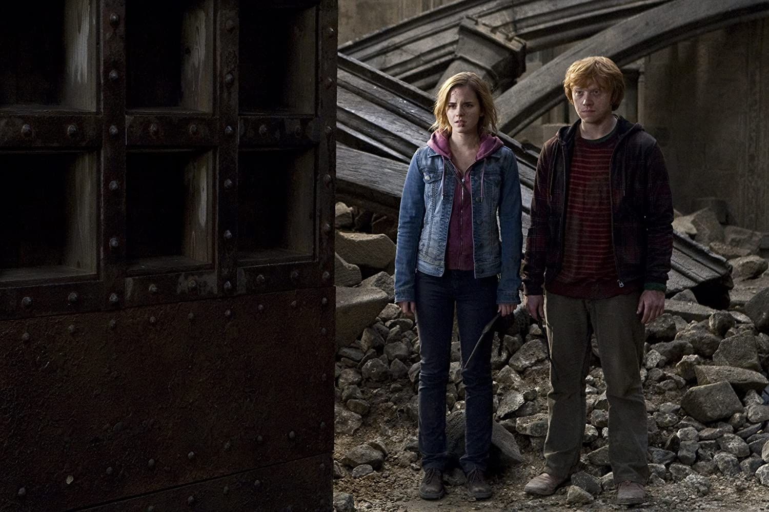 In Harry Potter and the Chamber of Secrets, you can see that Ron's
