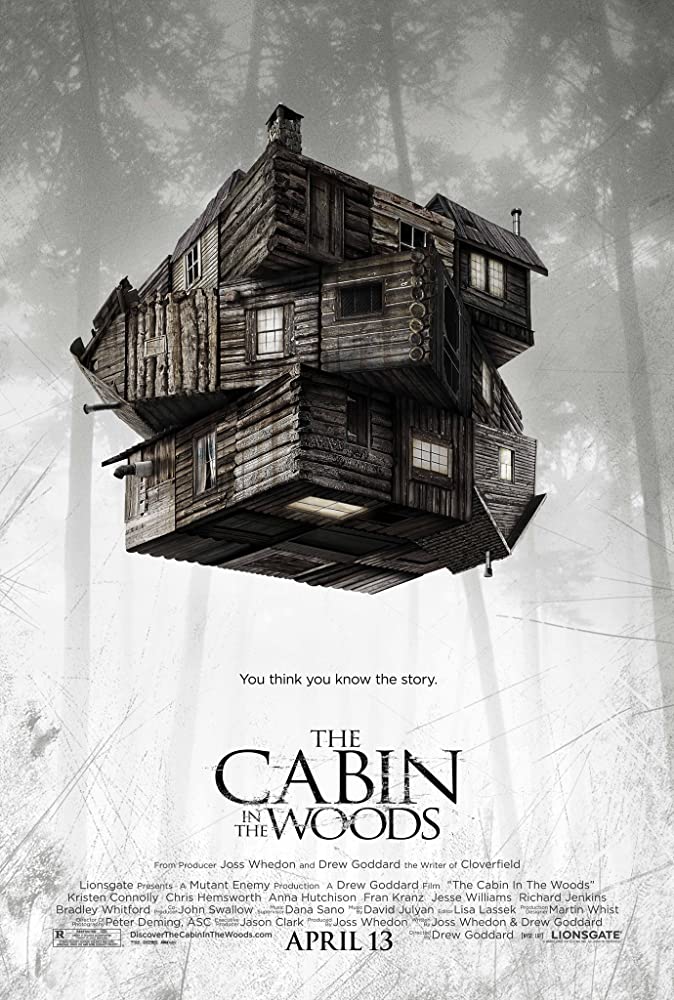 the cabin in the woods 2011 movie poster