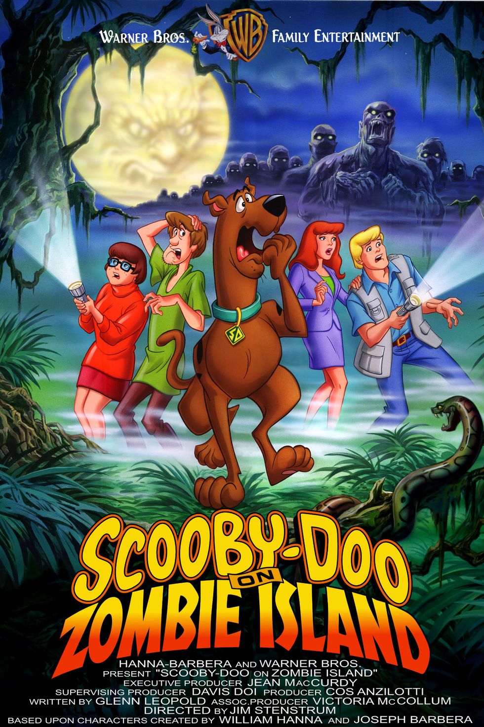scary movies for kids scooby doo on zombie island
