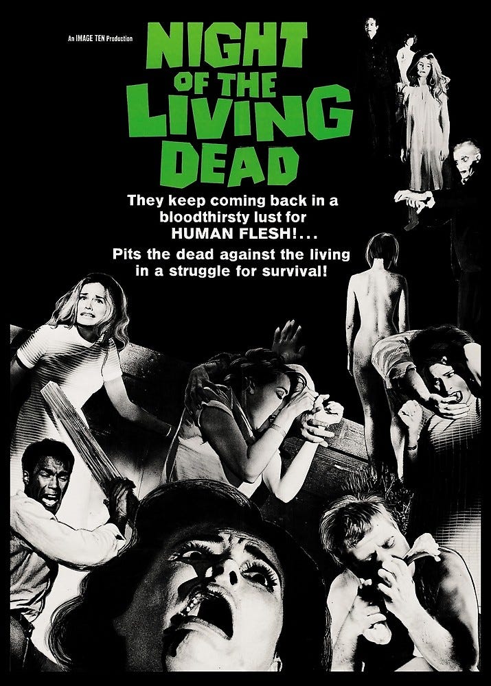 night of the living dead  1968 movie poster
