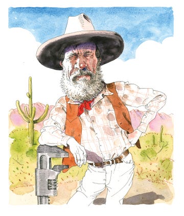 illustration of edward abbey
