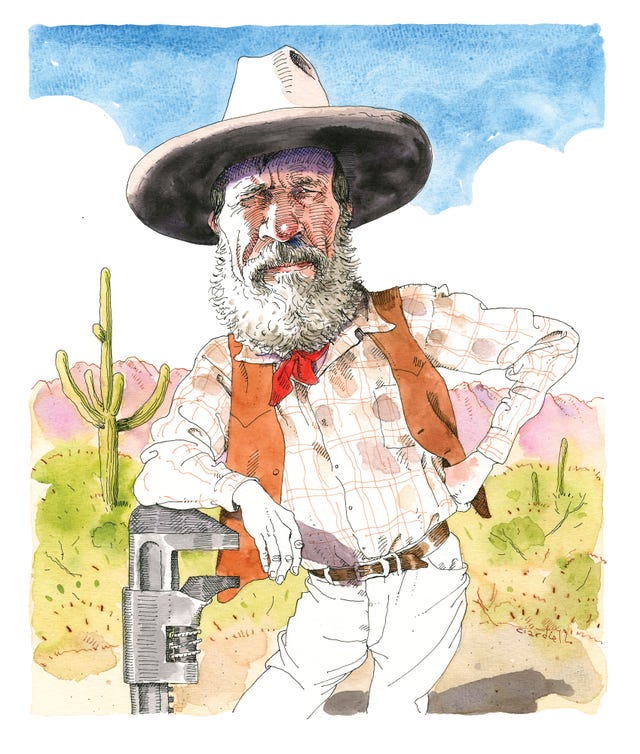 illustration of edward abbey