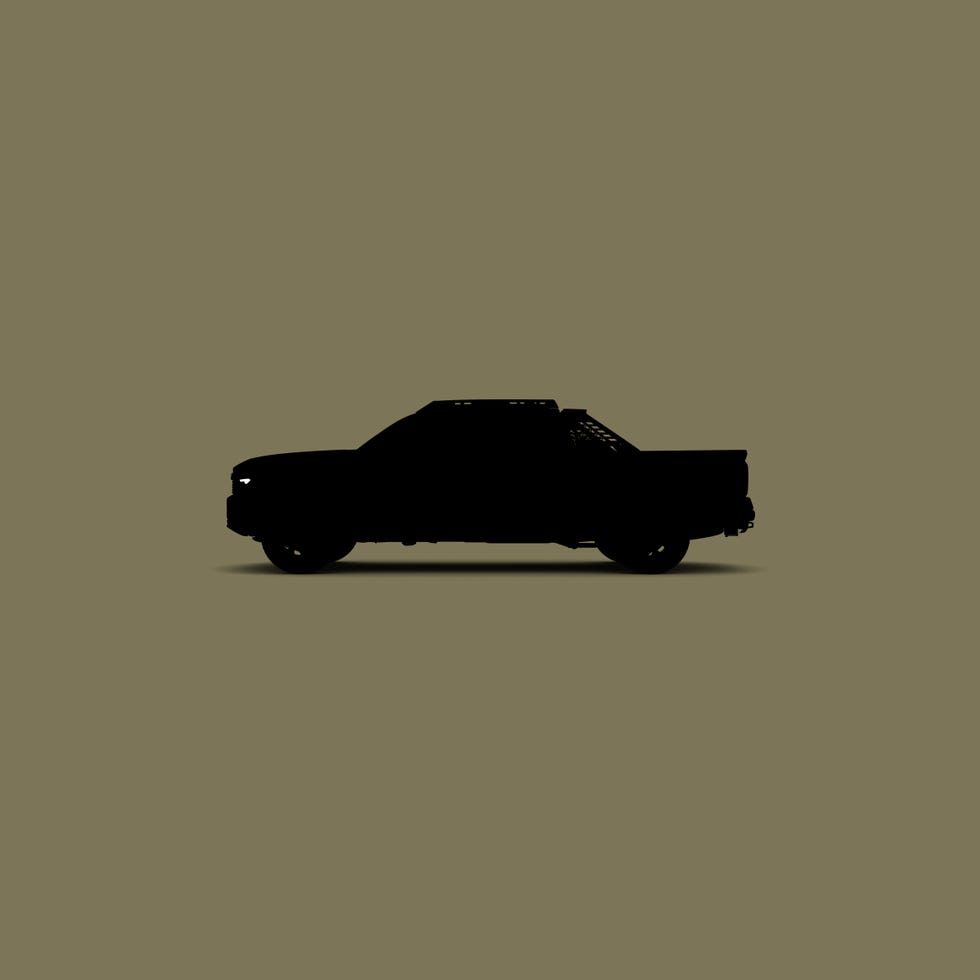 2024 toyota tacoma trailhunter silhouette