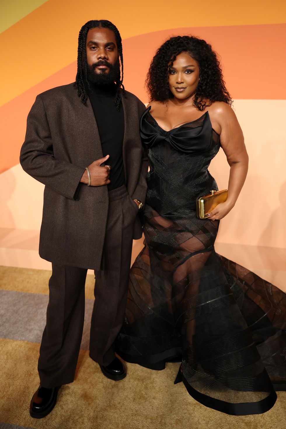 Myke Wright und Lizzo bei der Vanity Fair-Oscarparty 2025