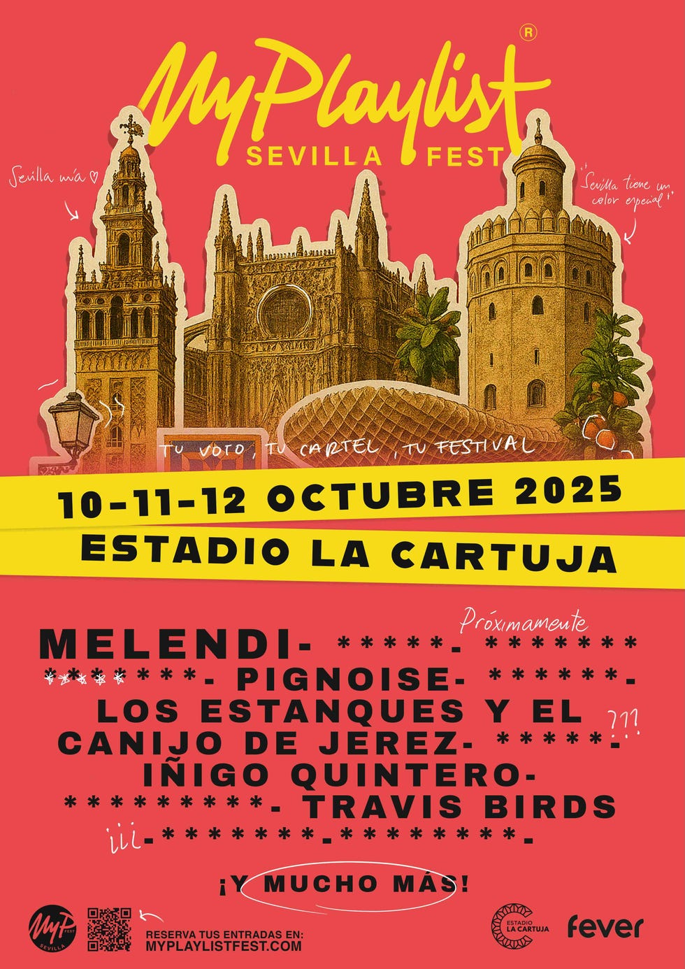 cartel de la primera edicion de myplaylist fest en 2025