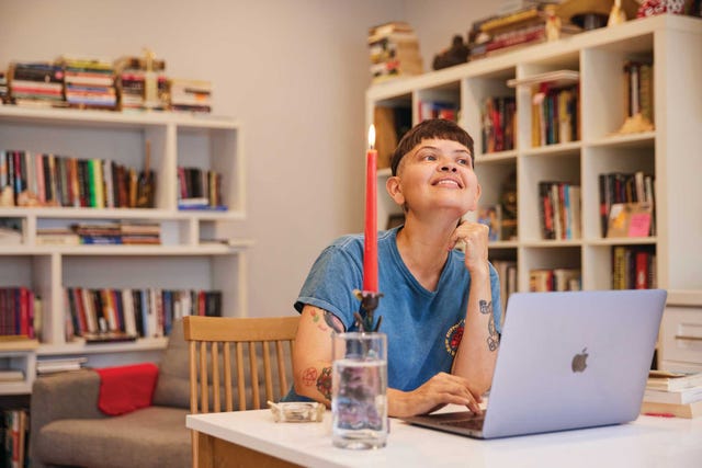 myriam gurba, writer, writers room, desk