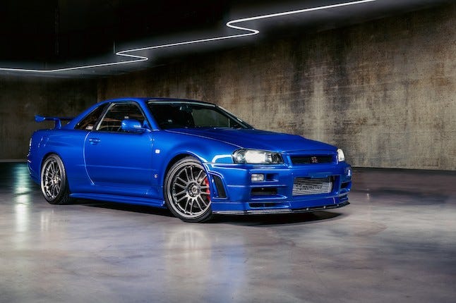 Buy Paul Walker's Skyline R34 GT-R From Fast & Furious