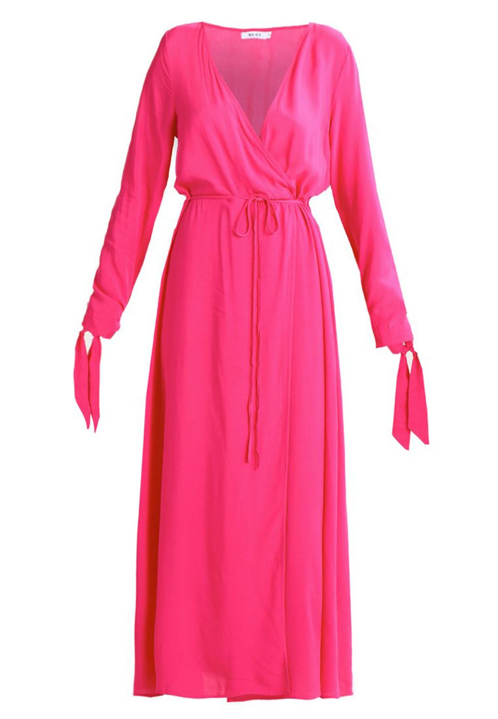 Clothing, Pink, Day dress, Dress, Sleeve, Magenta, Robe, Outerwear, Cocktail dress, Neck, 