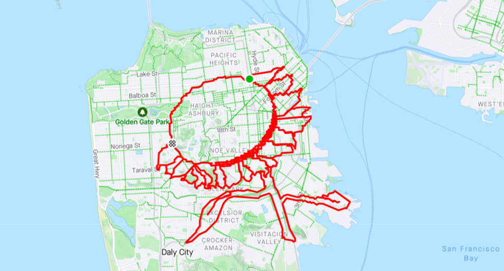 strava art