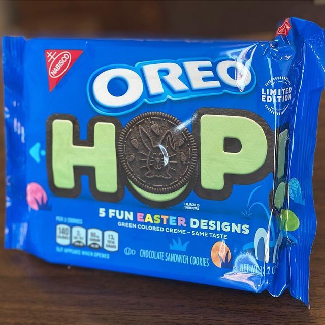 Oreo's New Easter Cookies Are Filled With Pastel Green Creme and