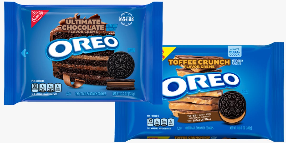 Oreo Is Releasing Two New Flavors — Ultimate Chocolate and Toffee ...