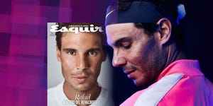 rafa nadal, en el número de enero febrero de la revista esquire