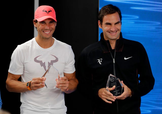 Rafa Nadal y Roger Federer