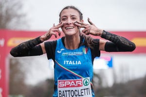 2023 spar european cross country championships, nadia battocletti ita second place in the senior race 10122023 bruxelles bel foto francesca granafidal