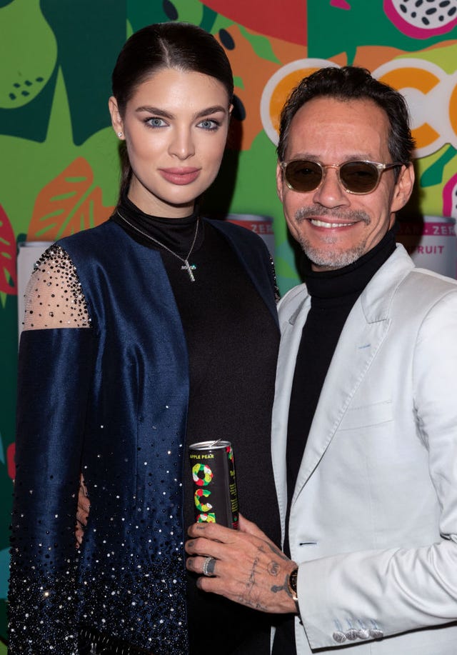 marc anthony makes appearance at expo west to celebrate growth of plant based energy drink "oca"