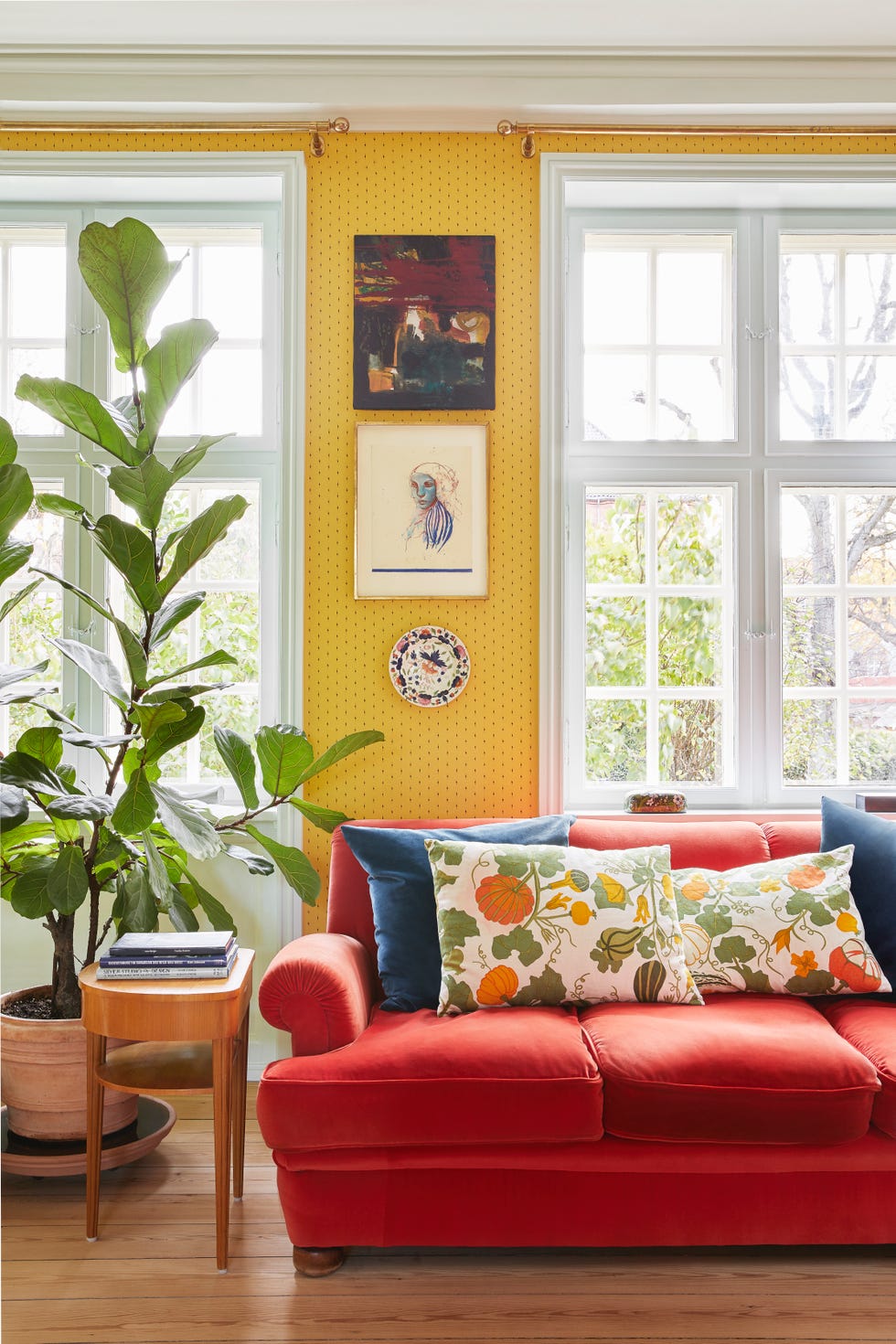 nadia olive schnack’s colourful copenhagen home
