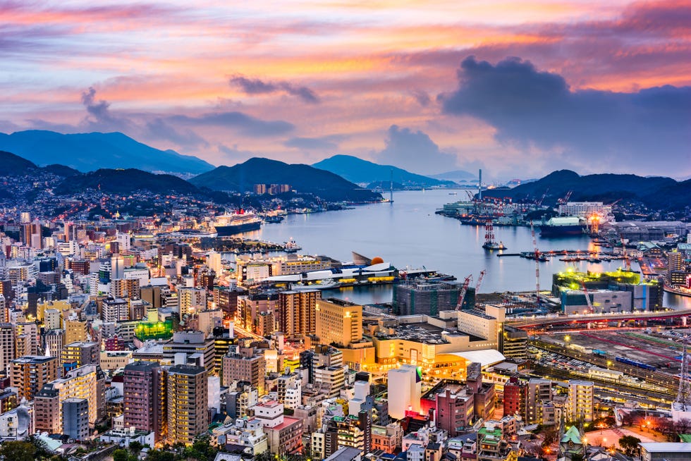 nagasaki, japan skyline
