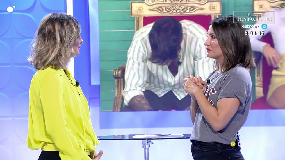 nagore robles hace una proposición a sandra barneda en el plató de 'mujeres y hombres y viceversa'