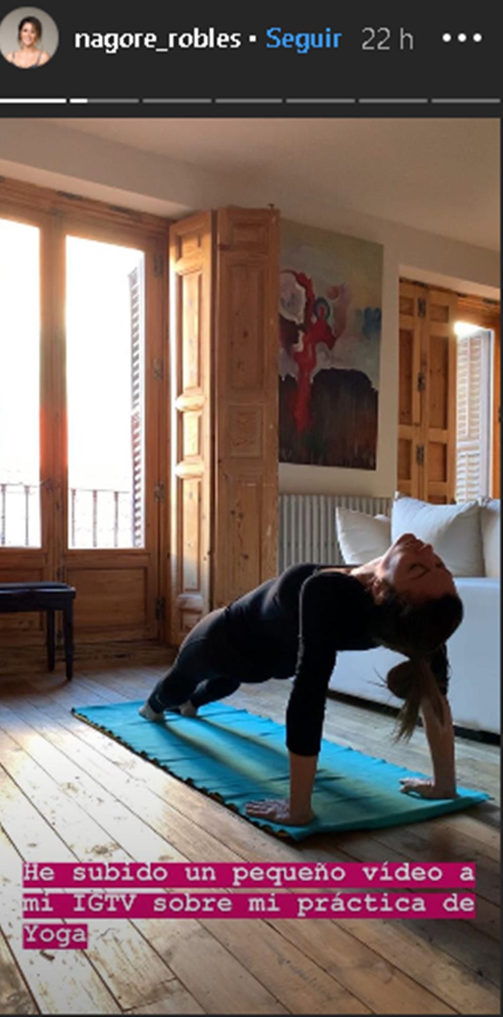 Nagore Robles yoga