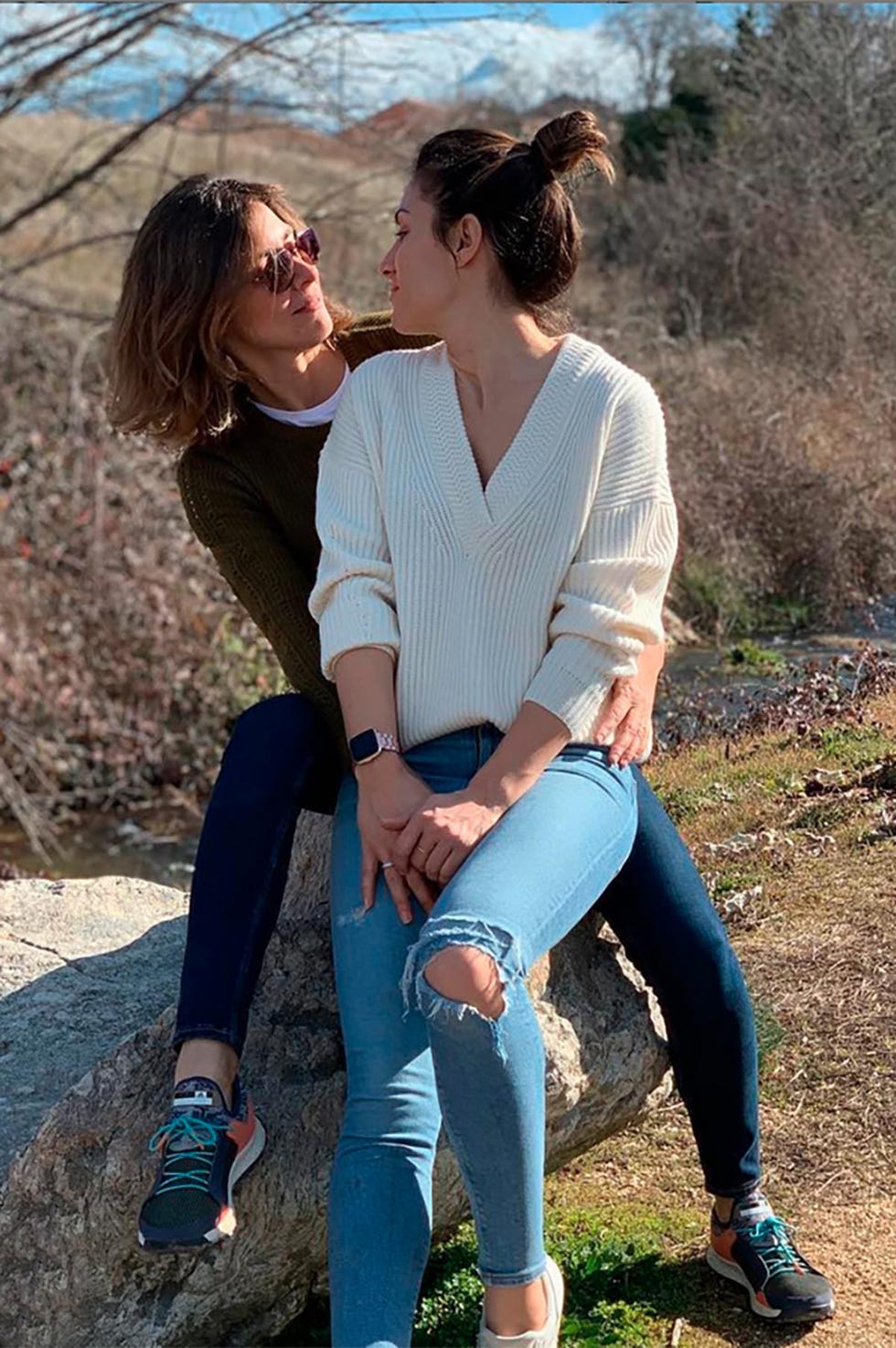 Sandra Barneda and Nagore Robles