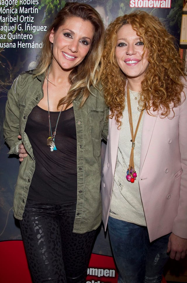 la presentadora y la participante de secret story en una imagen de cuando eran pareja