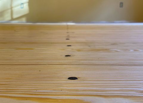 face nailed wide plank flooring