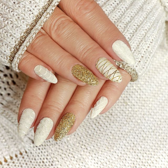 Gold Nail Polish Is the Festive Nail Trend You Need to Try