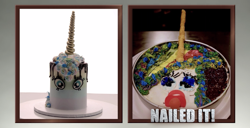 Nailed It Unicorn Cake