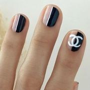 Fashion branded nail art is the latest trend