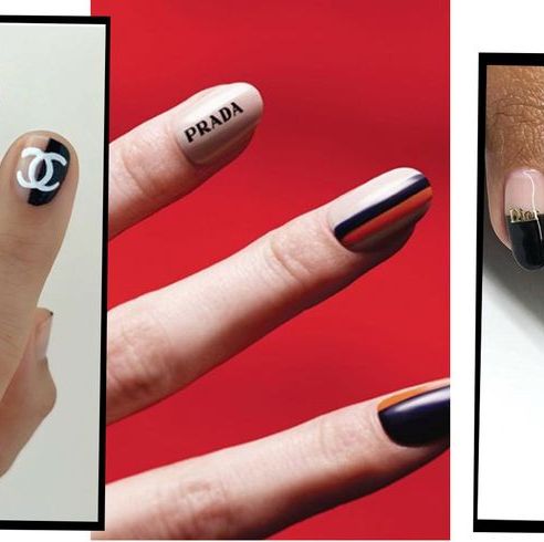 Logomania Nail Art Featuring Chanel, Gucci, Fendi And More