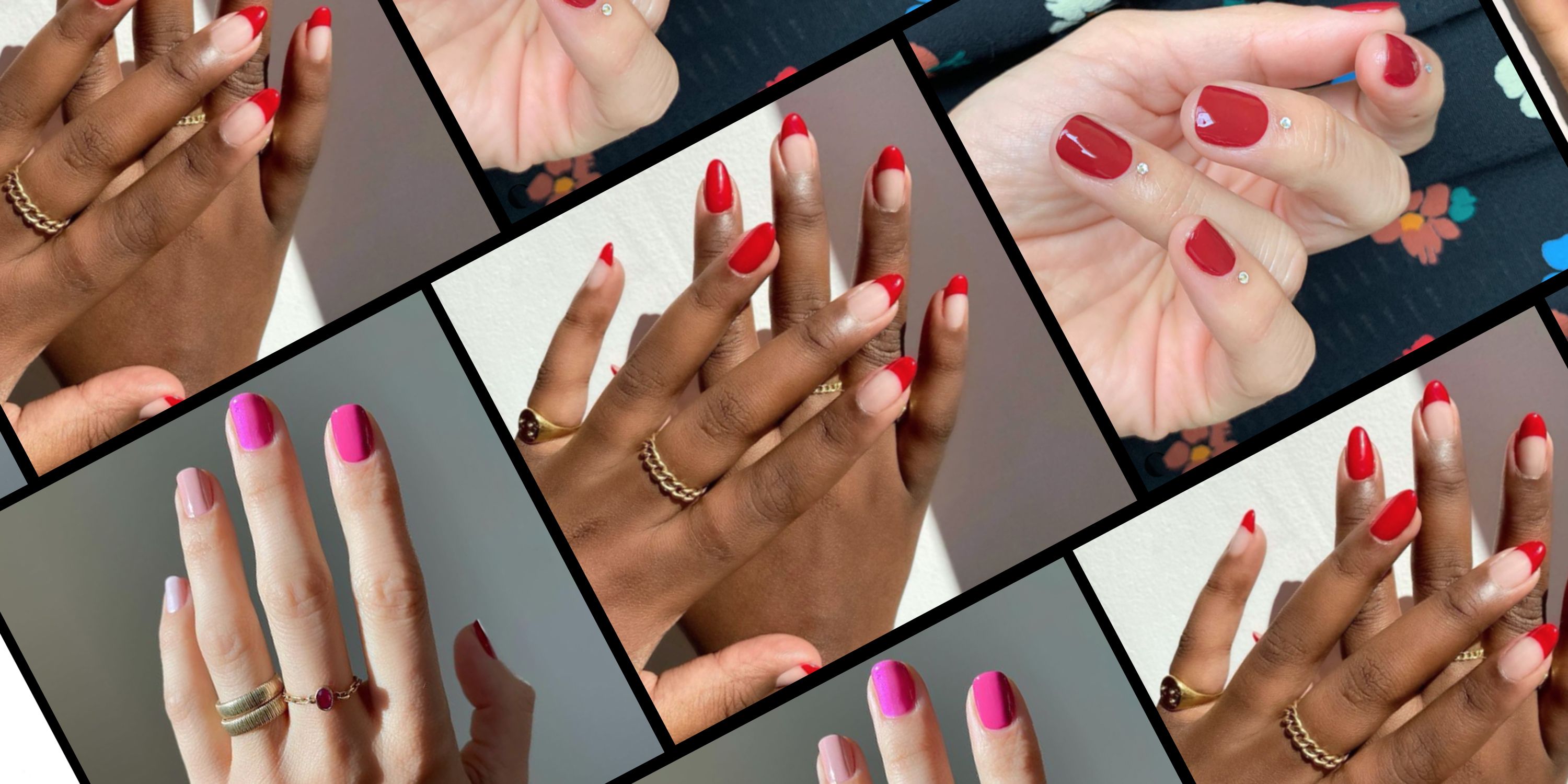 ombre nails dark skin｜TikTok Search