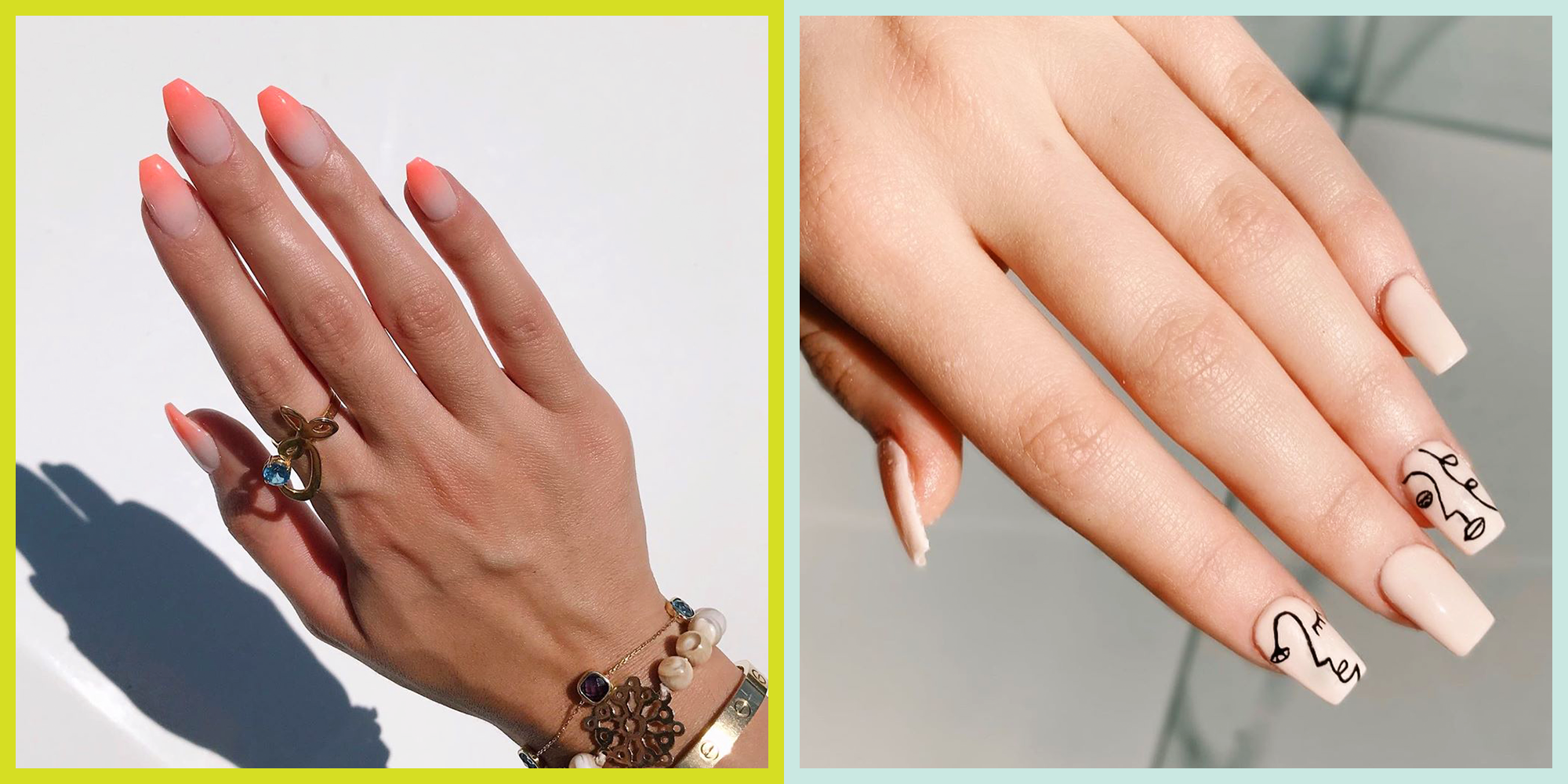 2020 trendy nails polish color ideas for short square nails -  Mycozylive.com | Square nails, Trendy nails, Nails