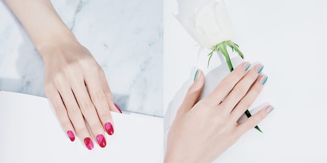 Nail, Finger, Manicure, Hand, Pink, Nail care, Nail polish, Skin, Material property, Cosmetics, 