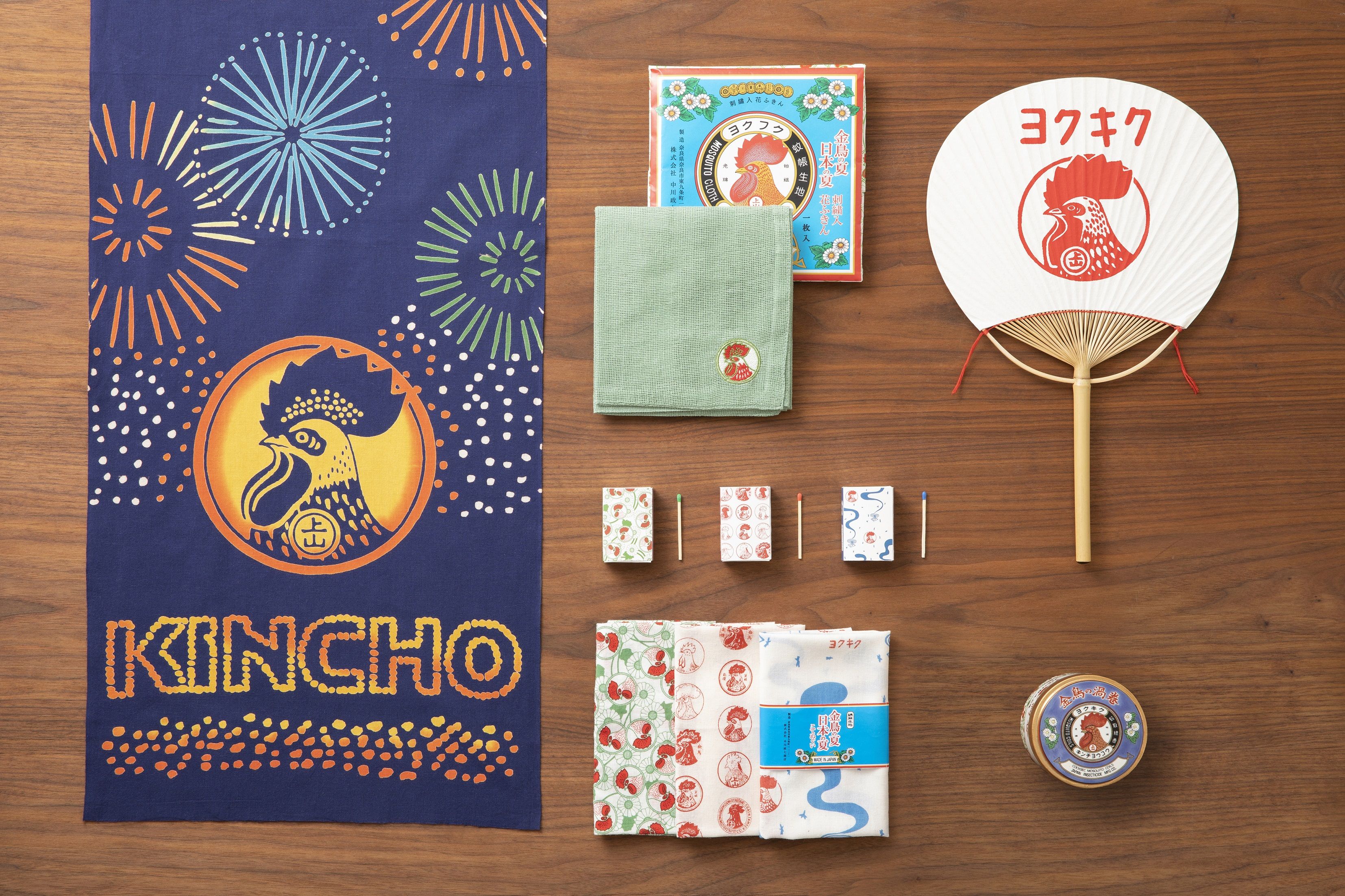 金鳥×中川政七商店のコラボ第6弾は夏を楽しむ懐かしいデザインが満載