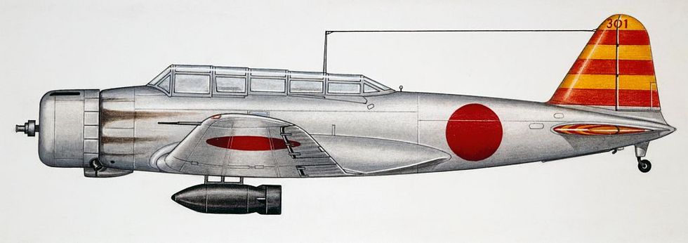 Nakajima B5N Kate torpedo bomber aircraft...