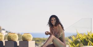 Rochelle Humes Naked Shoot Women's Health